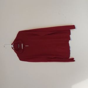 Geoffrey Beene, 3XL, Red, 1/4 Zipper Sweater